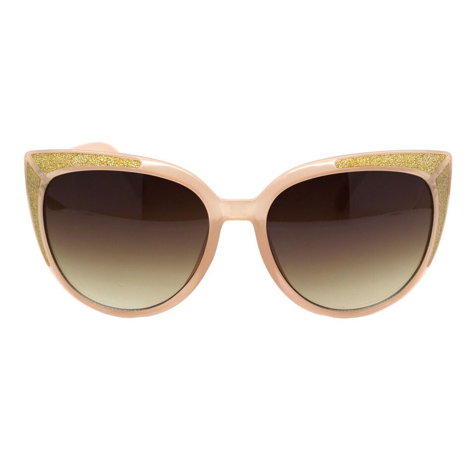 Chic Trendy Fashion Sunglasses Women's Butterfly Glitter Frame UV400