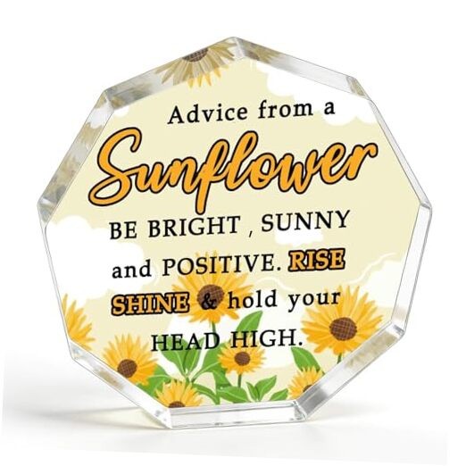 Sunflower Decor for Table Desk Shelf Acrylic advice from sunflower