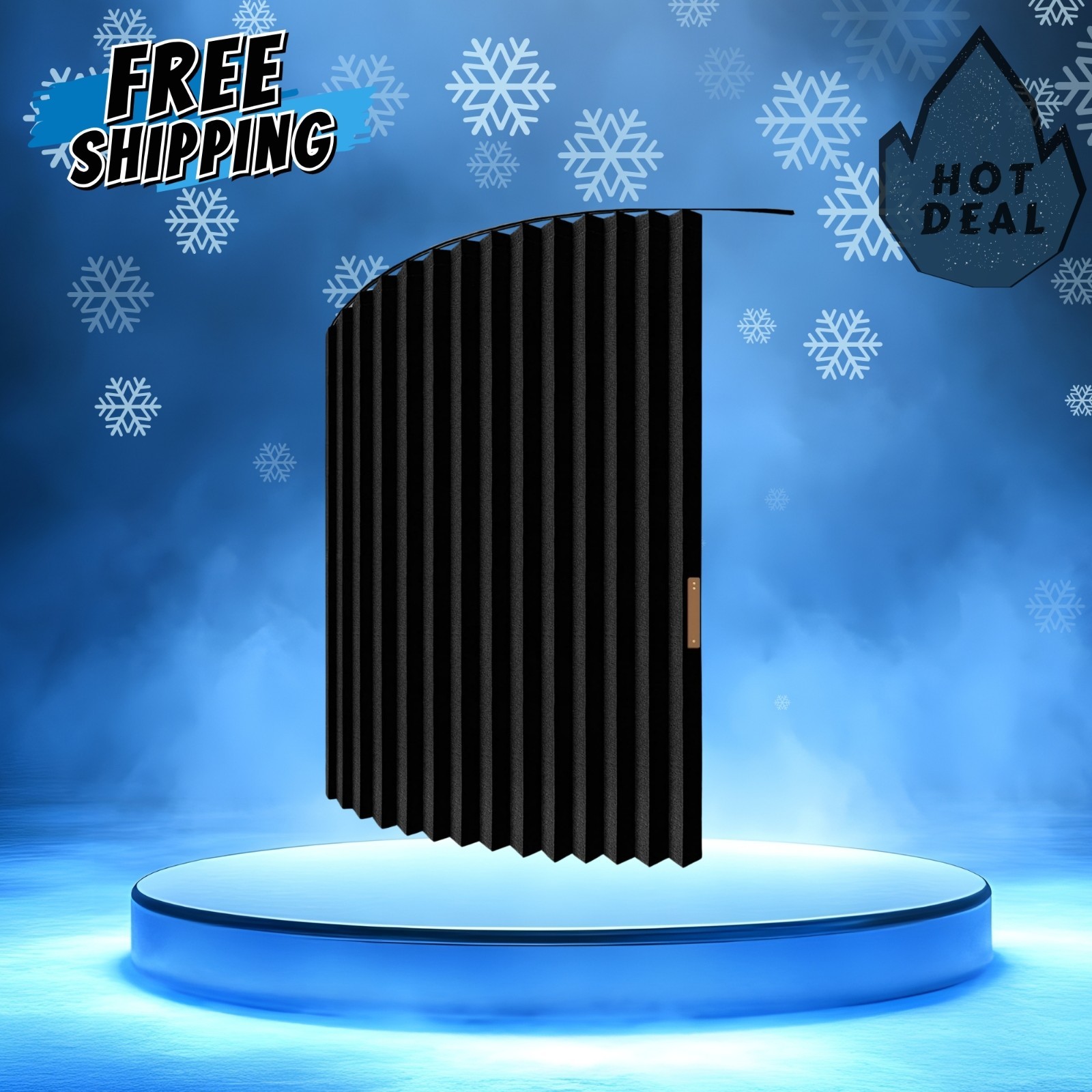 accordion style room divider curtain with ceiling track, foldable partition