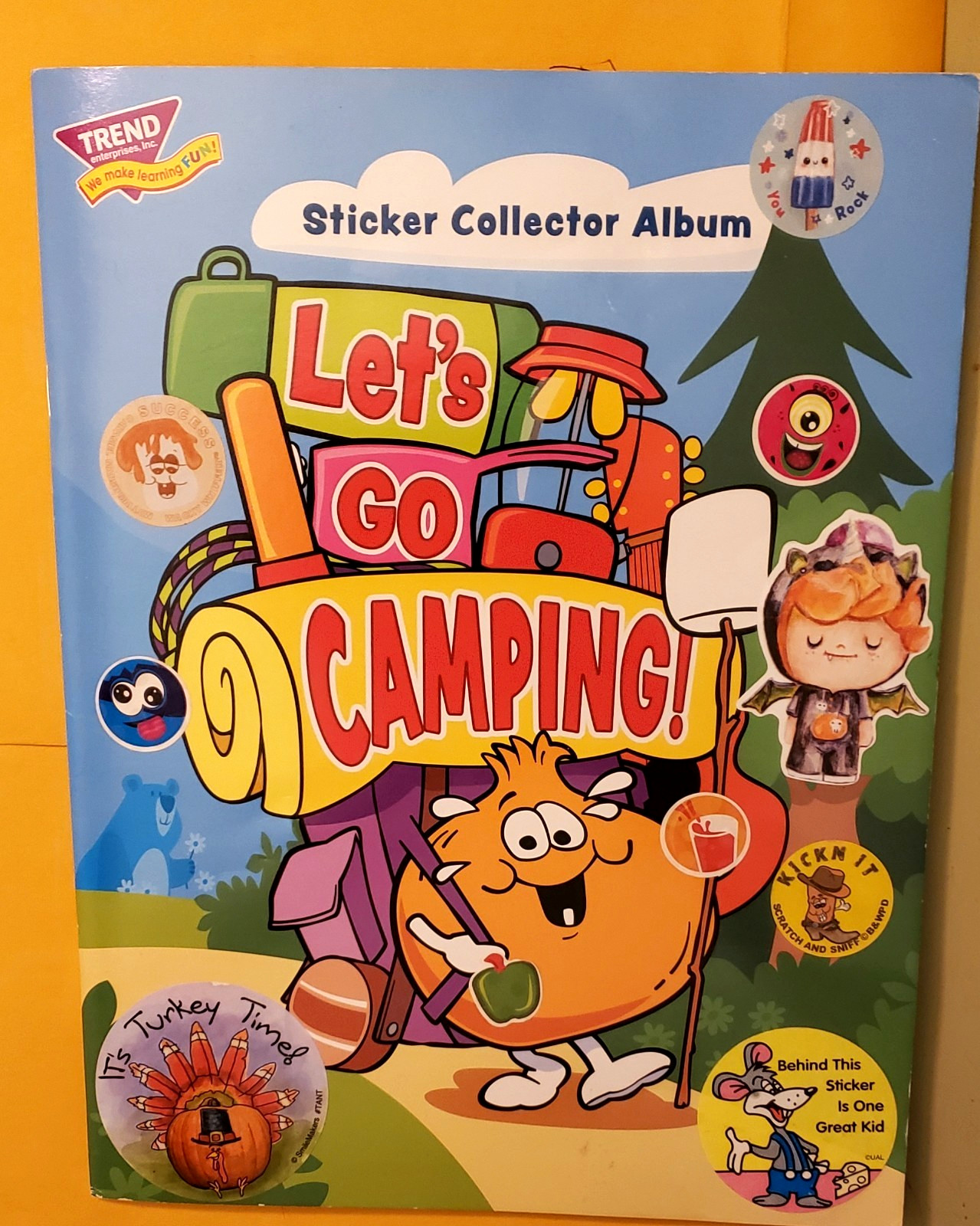 TREND STUCK STICKERBOOK 1 HANDMADE VINTAGE RETRO SCENTED COLLECTOR'S ITEM ICONIC