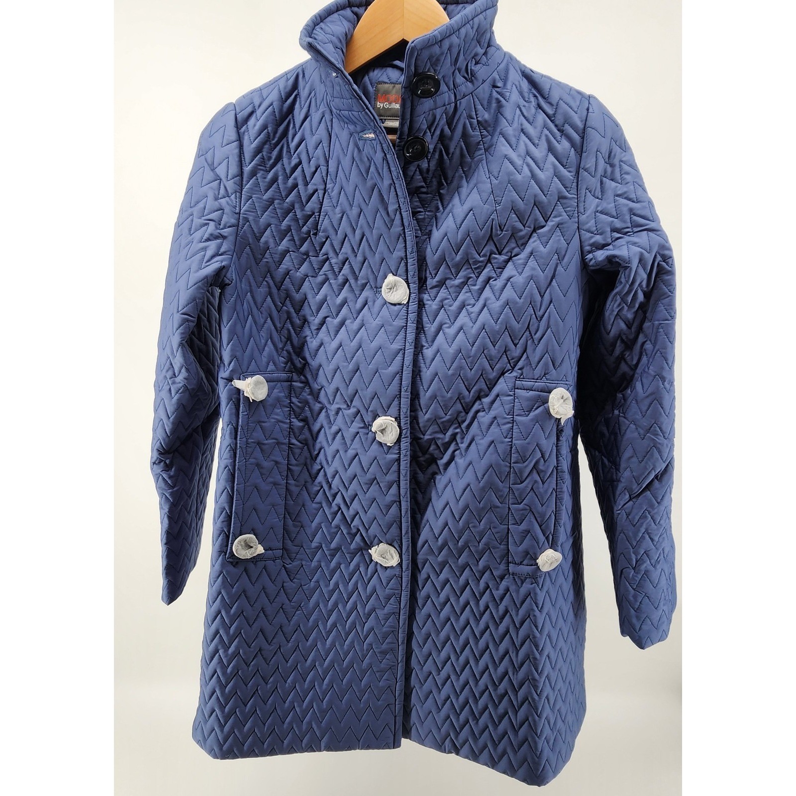 Modernist Women's Small Quilted Lined Winter Coat New Cozy Style Vintage Inspire