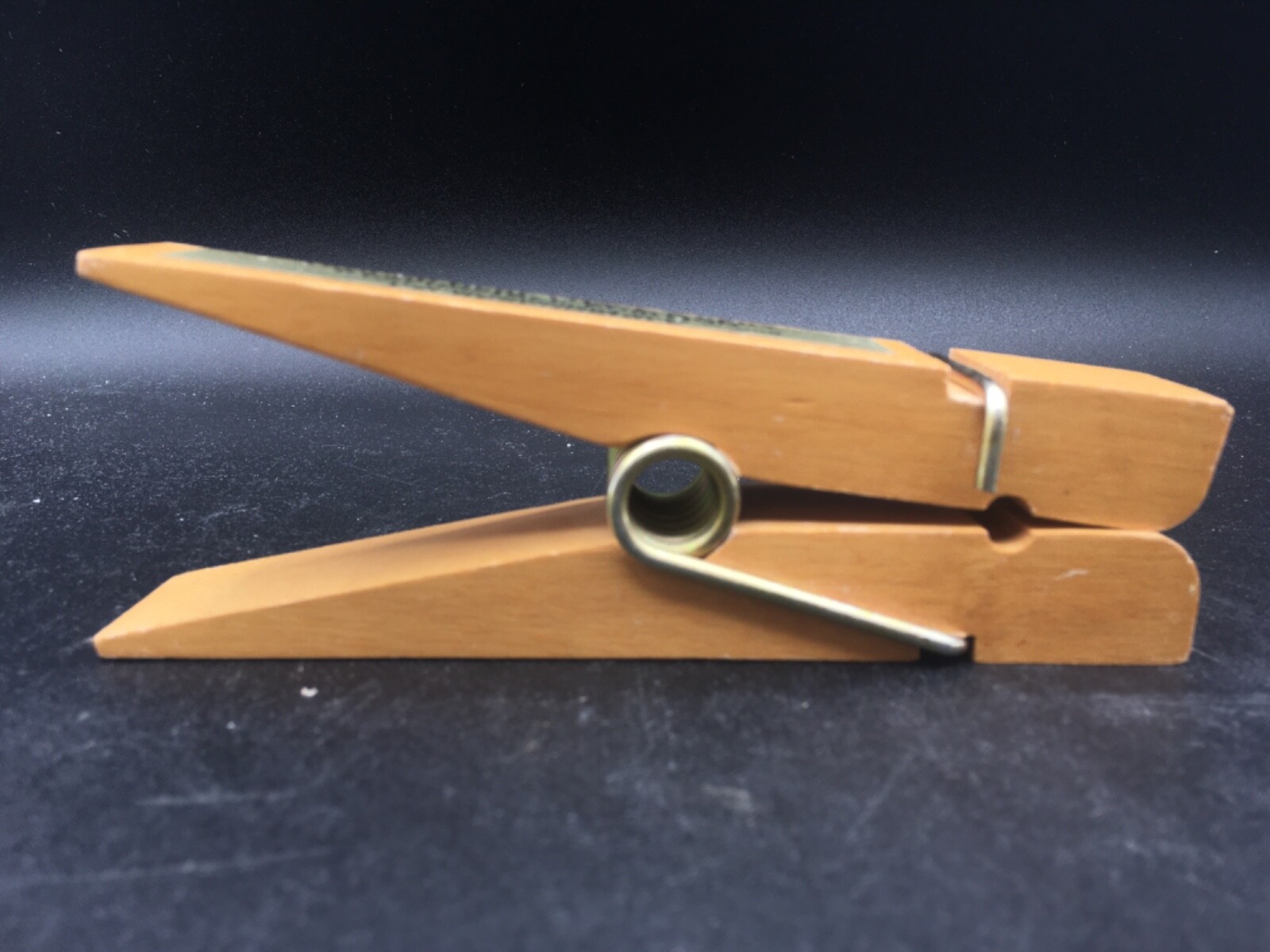 Vintage Wood Jumbo Clothespin Natural 6"  Novelty Item Works Clip - LARGE