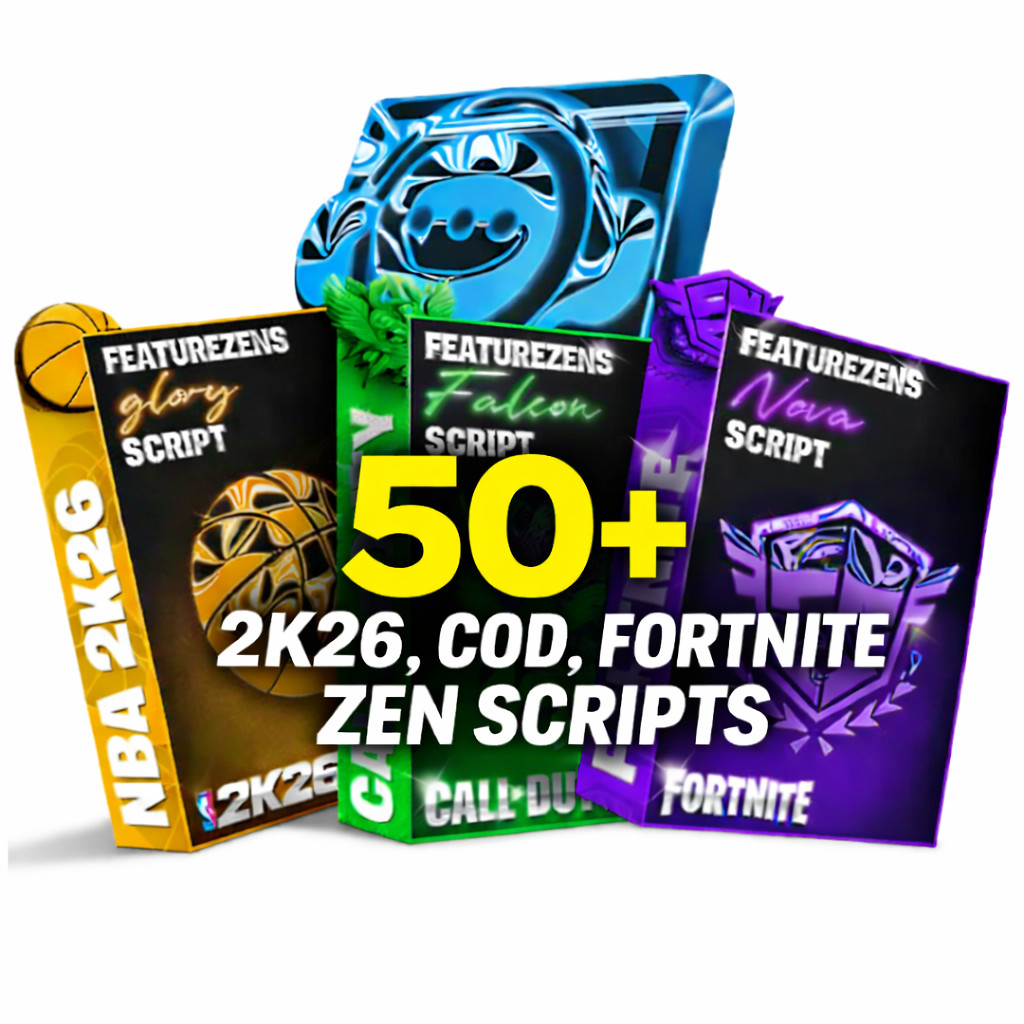 Feature Zens BUNDLE + BONUS SCRIPTS 🔥 | 50+ ZEN SCRIPTS | 2K26, COD & FORTNITE