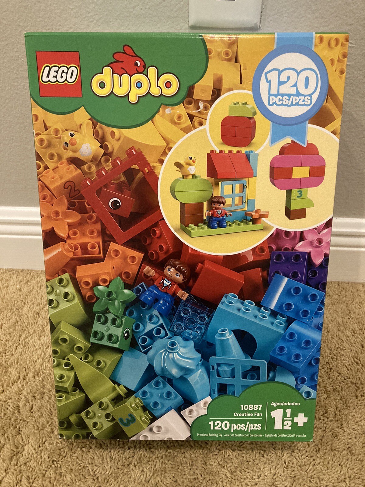 LEGO DUPLO 10887 Creative Box 120 Pieces First Creative Present NEW IN BOX!