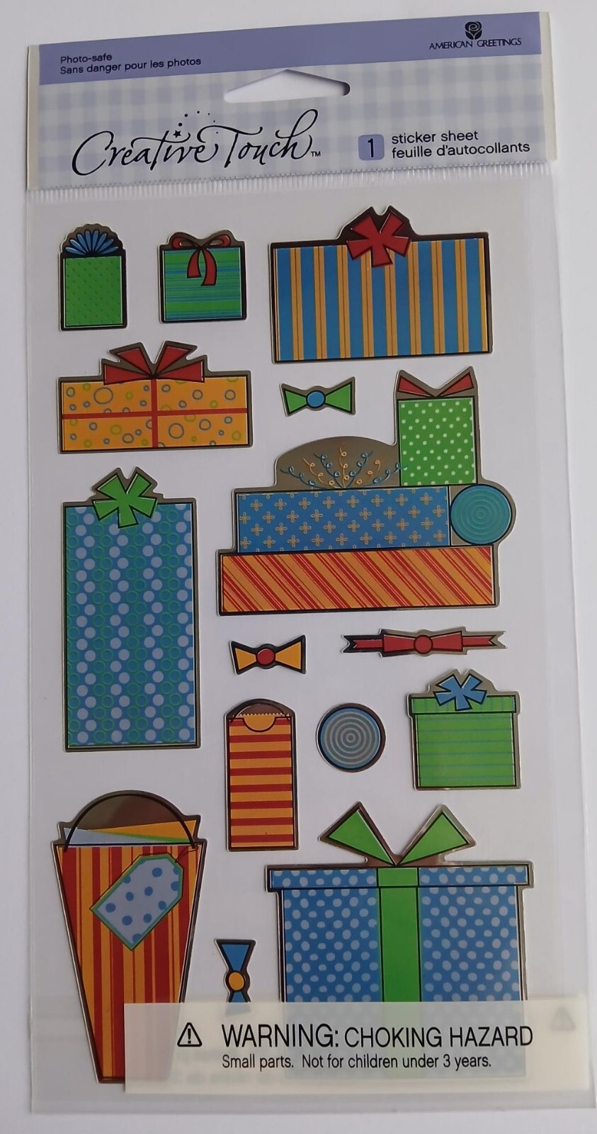 AMERICAN GREETINGS CREATIVE TOUCH GIFTS/PRESENTS STICKERS~ BIRTHDAY