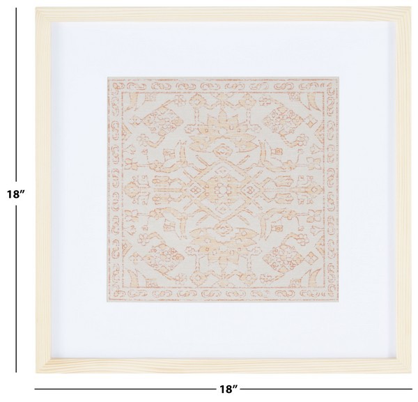Safavieh STENQUIST 18 FRAMED TEXTILE Wall Art Reduced Price 2172762283 WLA1011A