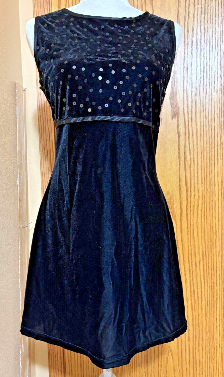 Velour Look Evening/Party dress 100% Polyester pre-owned Medium