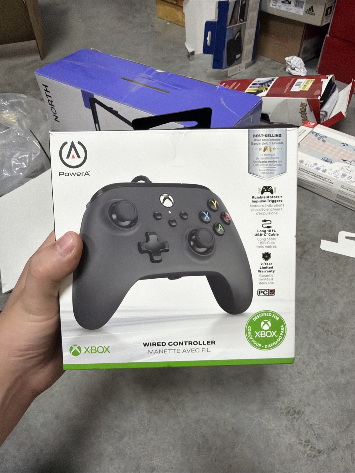 PowerA Enhanced Wired Controller for Xbox One Series X/S - Black Box Damage