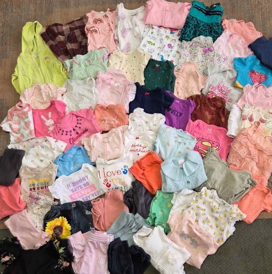 Baby Clothes Mystery Bundle! Girls Size 6-9 Months Mixed Clothes