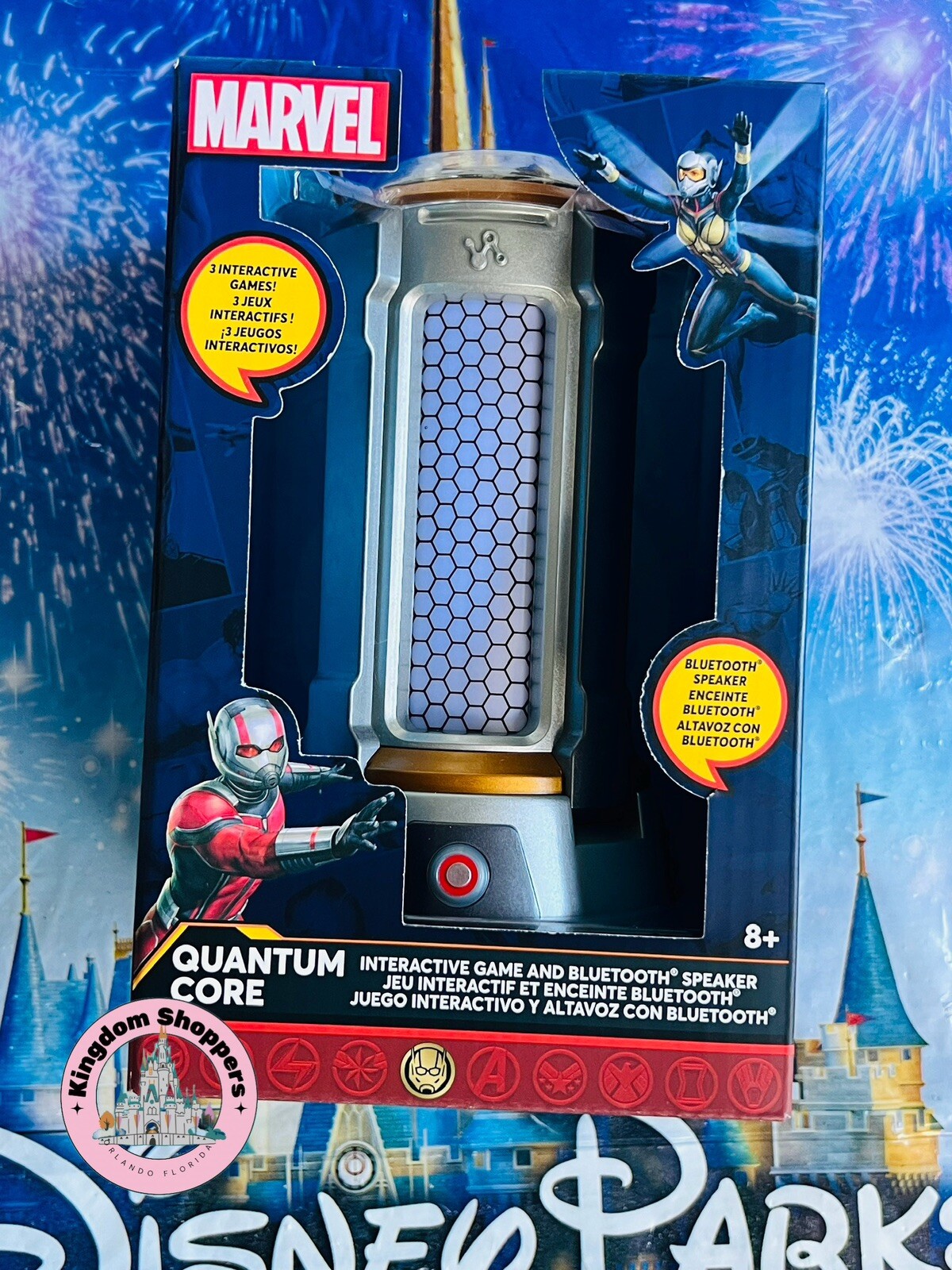 Disney Parks Marvel Quantum Core Interactive Game Bluetooth Speaker New