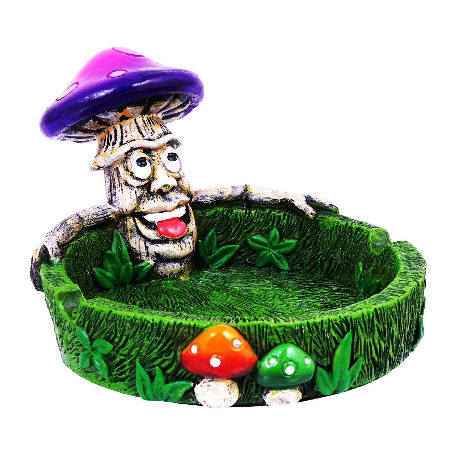 Mushroom Face Ashtray Quirky and Eye-Catching Accessory Unique Home Décor