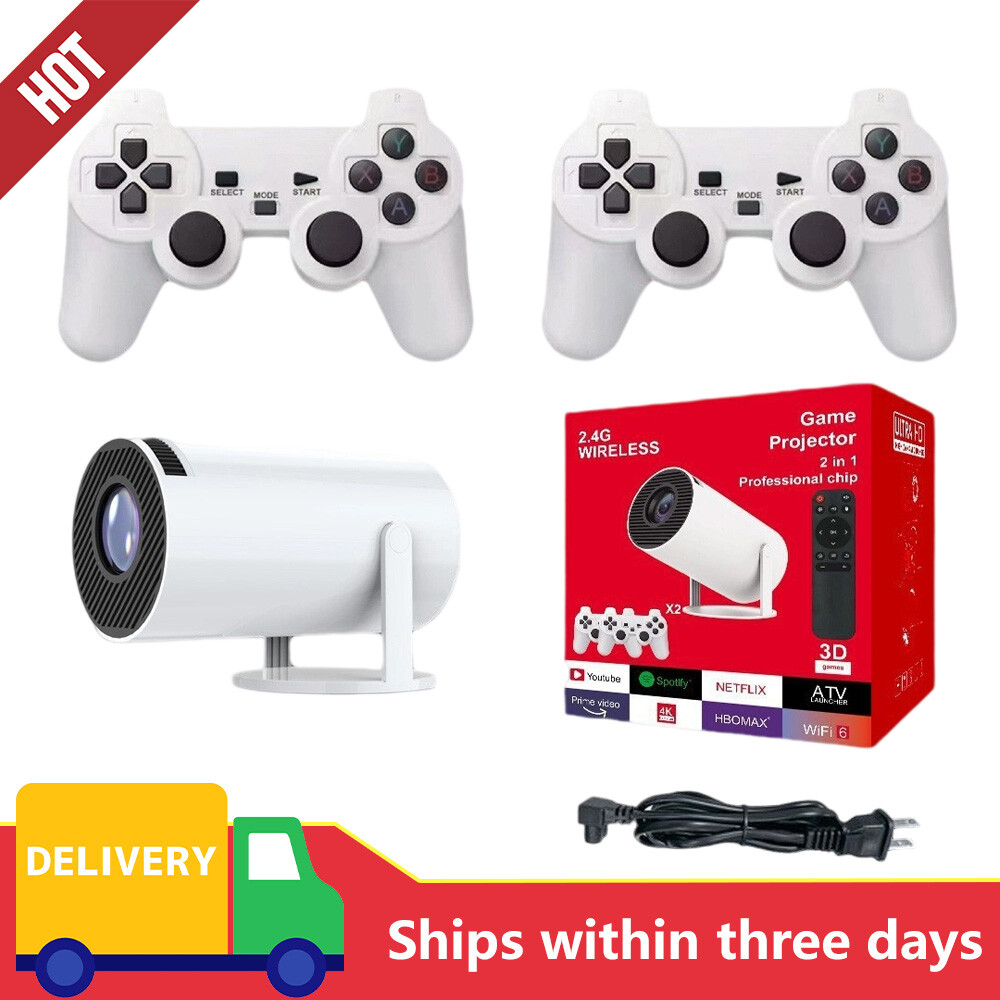 High-definition 4K interactive game projector 2-in-1 joystick X10 floor shooting