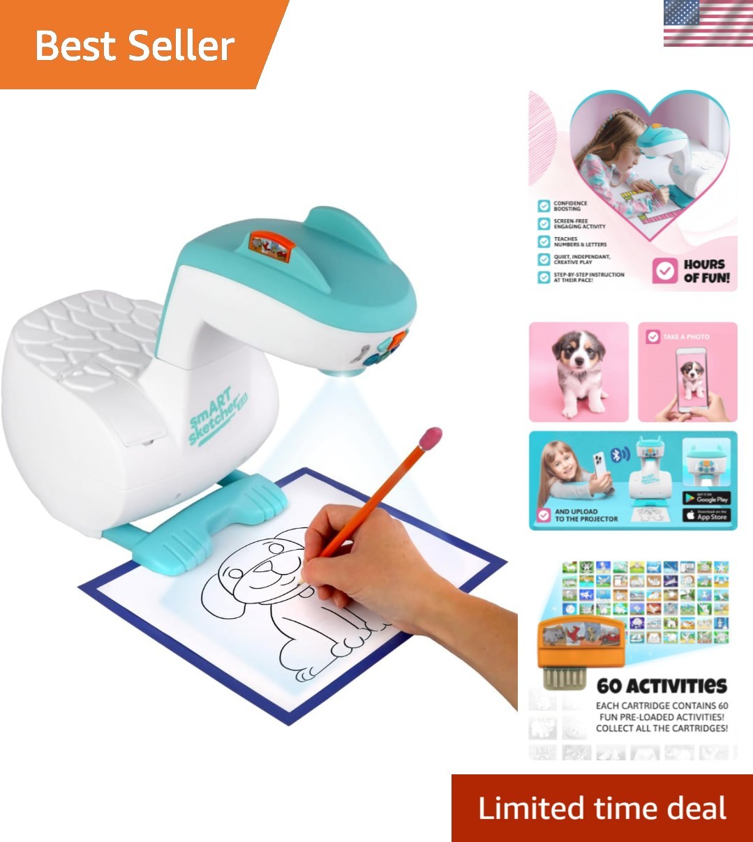 Drawing and Tracing Projector for Kids, Educational Arts & Crafts Toy, Gift f...
