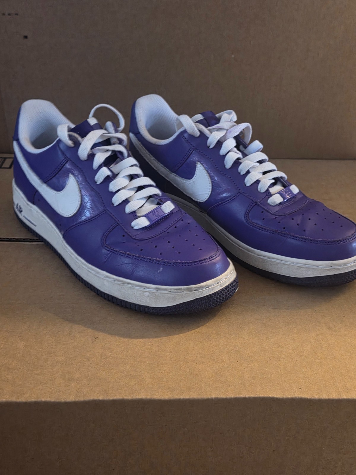 Size 9.5 - Womens Nike Air Force 1 Low Statement Game purple