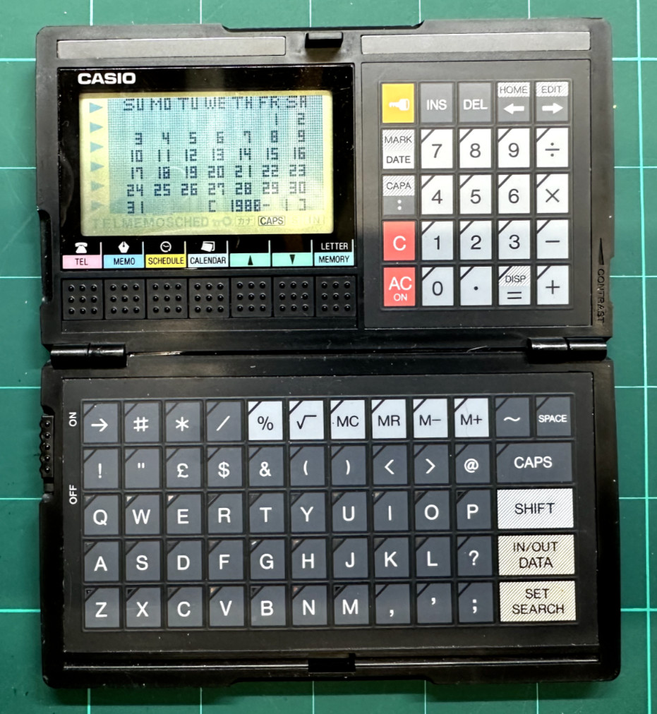 Vintage FUN Casio SF-3500 Digital Diary Organizer PDA FUN classic tech