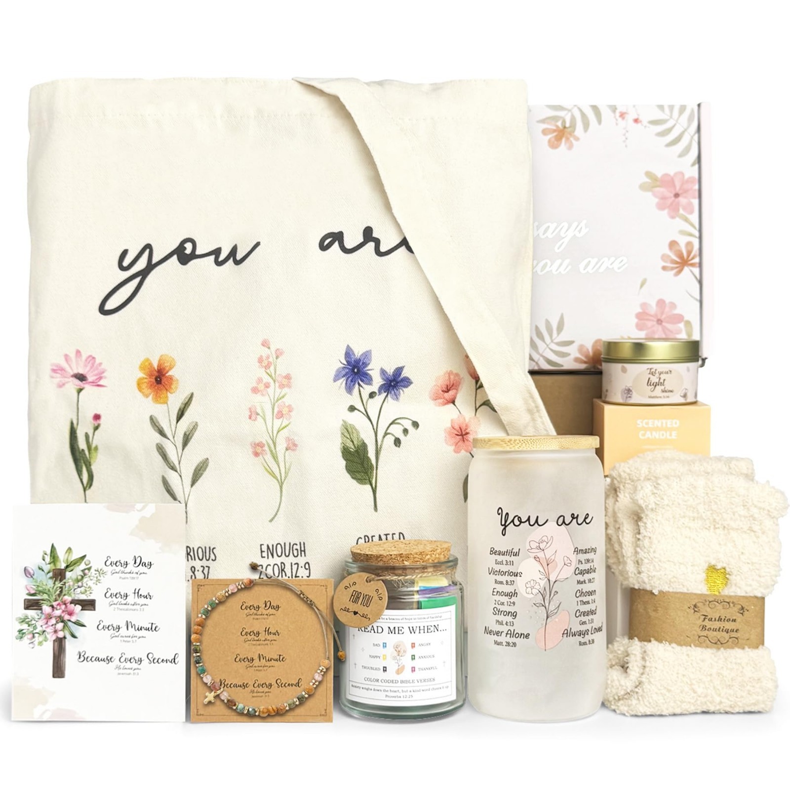 Inspirational Christian Gifts for Women - Unique Religious Birthday Set, Bible A