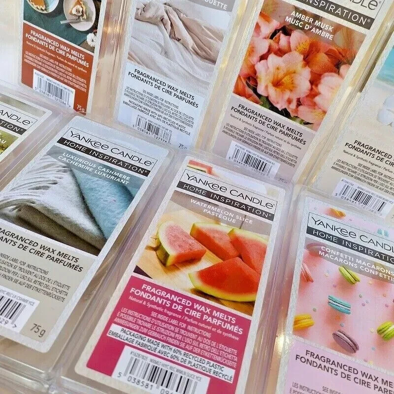 New Scents YANKEE CANDLE Home Inspiration Fragranced Wax Melts Cubes 75g Scents