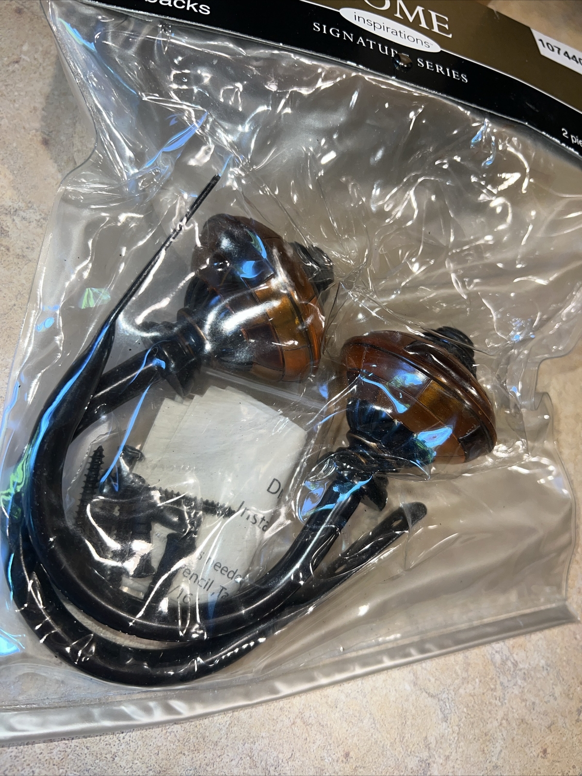 Home Inspiration Signature Series Decorative Holdbacks Set Of 2