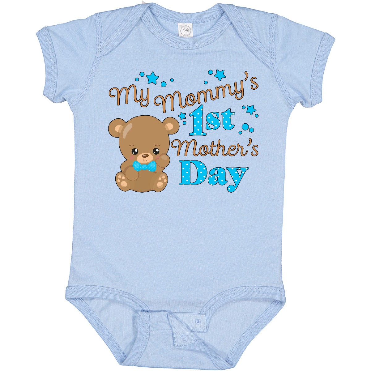 Inktastic Mommys 1st Mothers Day-cute Baby Bear Baby Bodysuit Kids Cute Infant