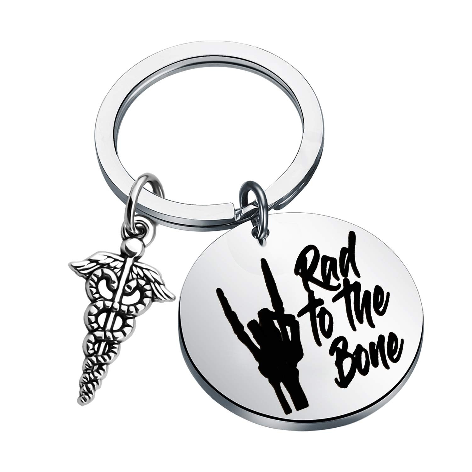 Radiologist Keychain Radiology Gift Radiographer Gift X-Ray Radiation Tech Jewel