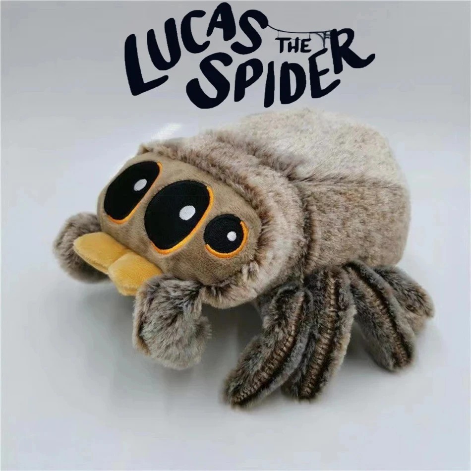 Cute Baby Spider Plush Toy Soft Stuffed Animal Cartoon Game Room Decor Gift Kids
