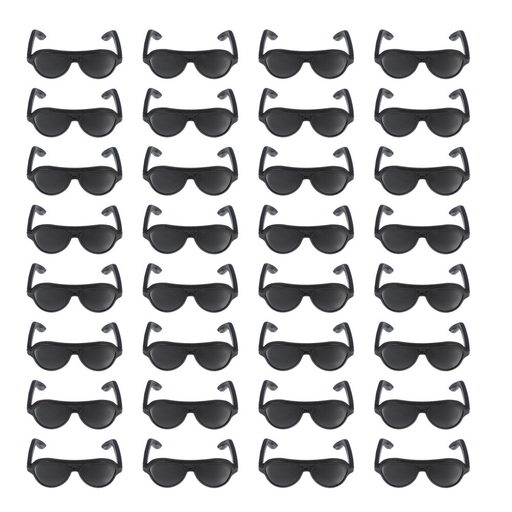 80PCS Mini Sunglasses Doll DIY Decoration Accessories Kids Play House Toys
