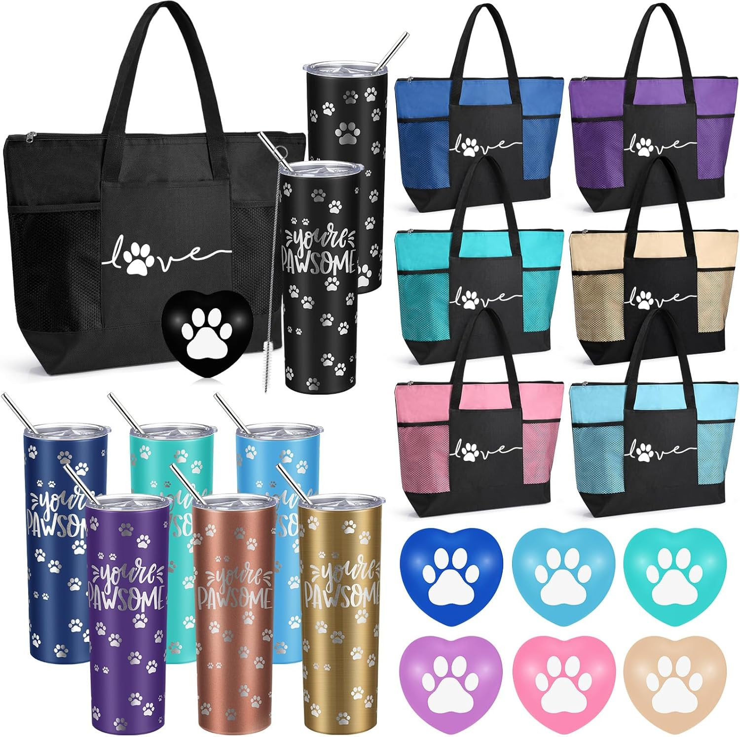 Veterinary Receptionist Gift Set - 21 Pcs Vet Tech Tumbler, Tote & More