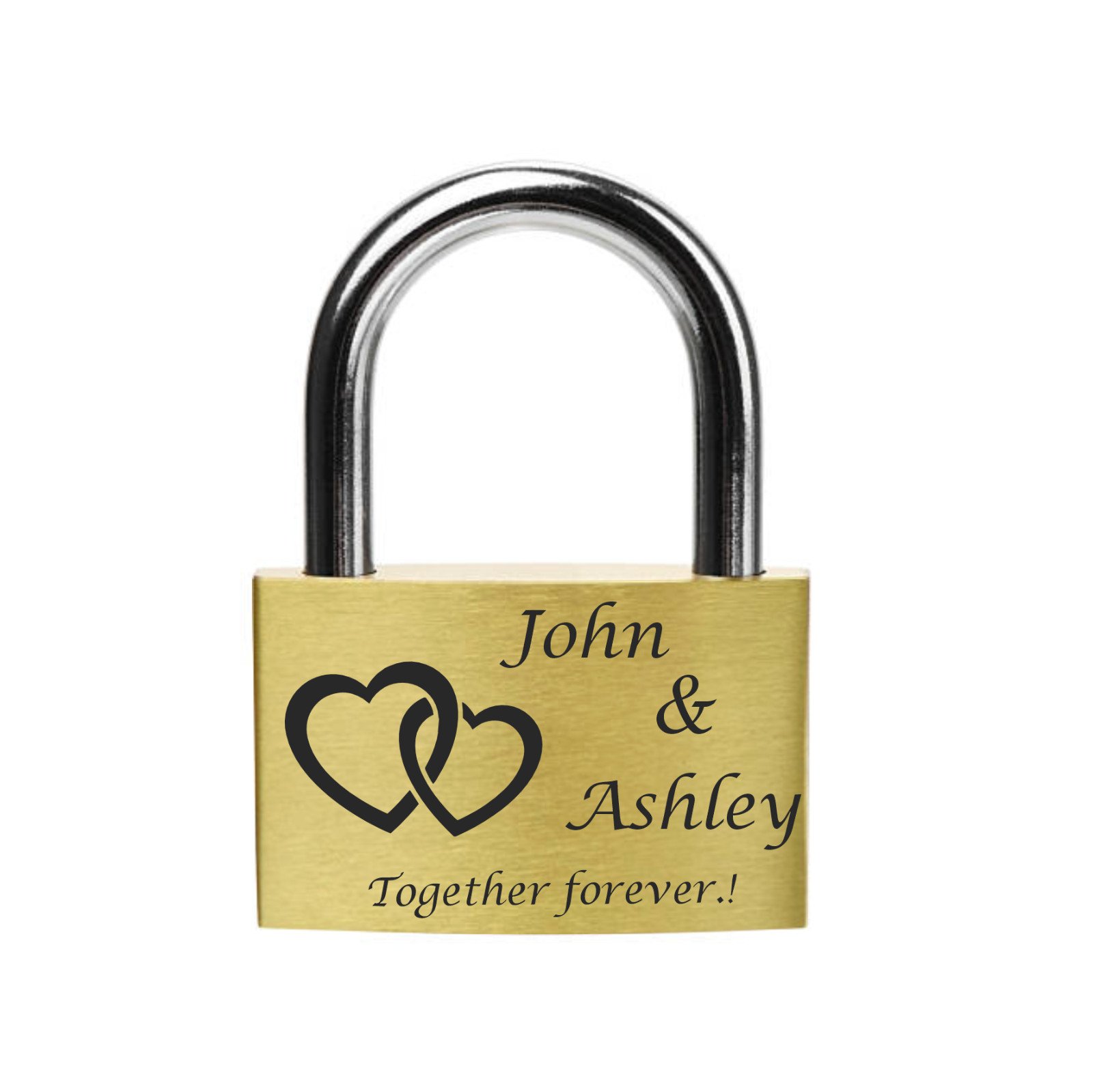 Custom Engraved Padlock, Anniversary Padlock, Wedding Padlocks