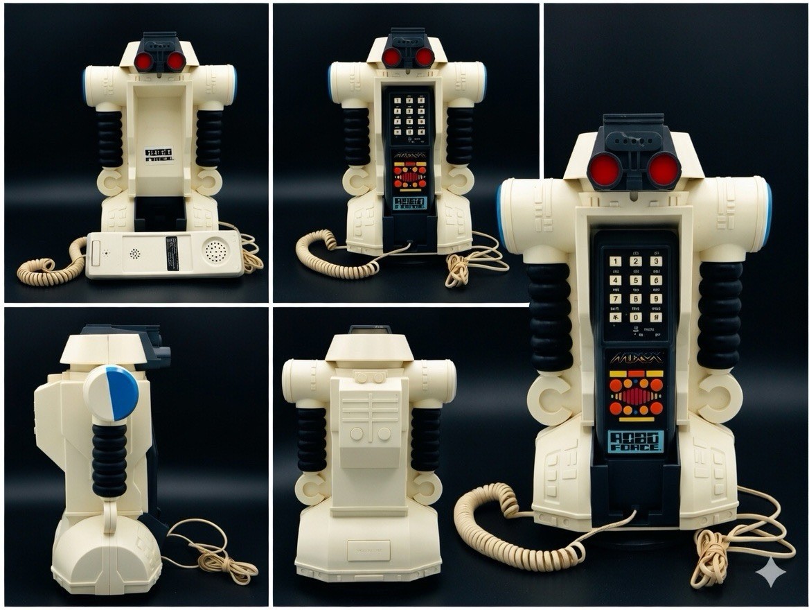 Robo Force Maxx Steele Robot Telephone
