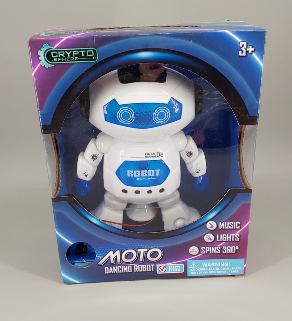 Moto Dancing Robot Toy - Dances & Spins to the Music & Lights WORKS