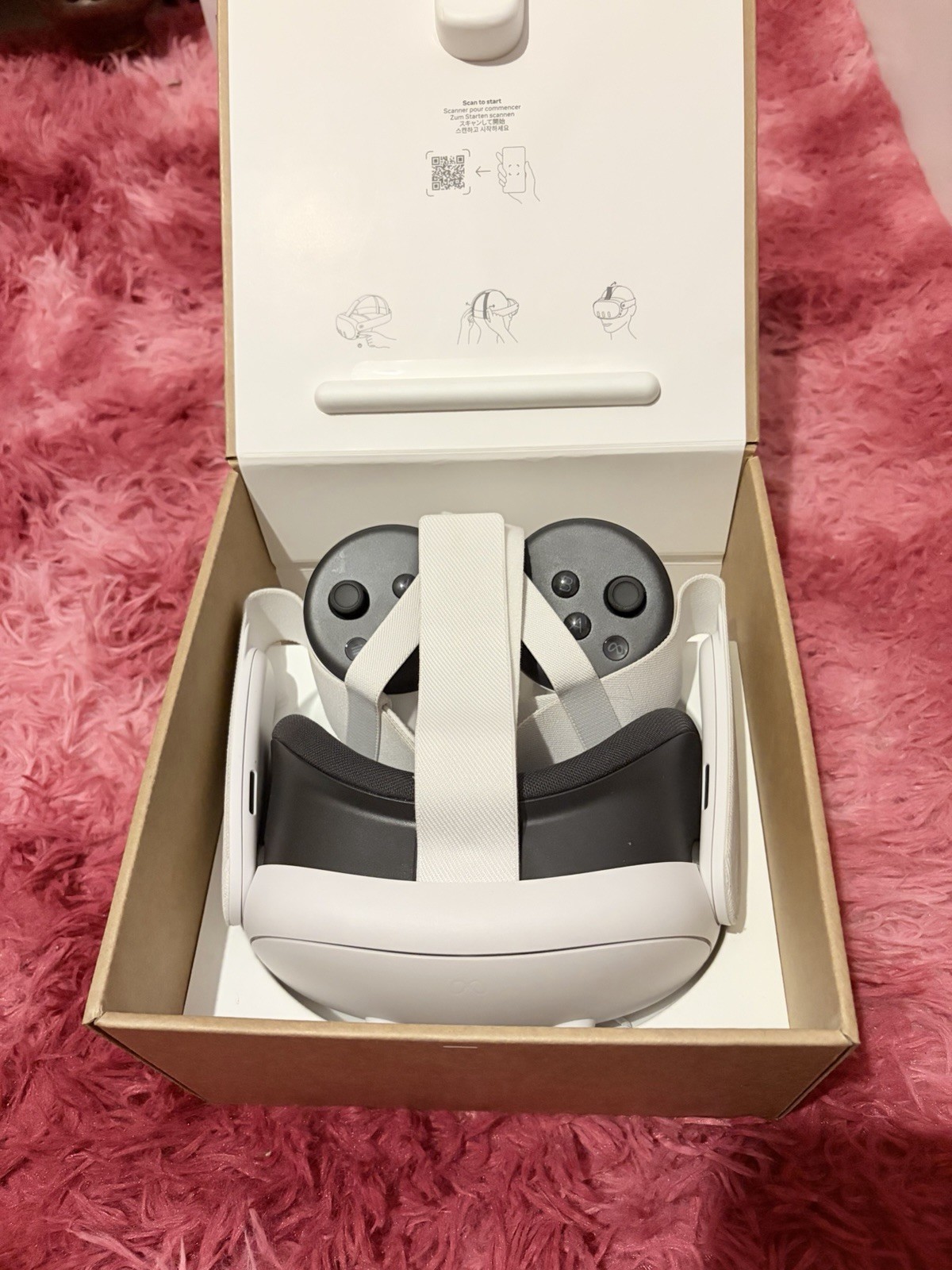 Meta Quest 3 Virtual Reality Headset 512GB 4K Ultra HD Gaming Accessory Bundle
