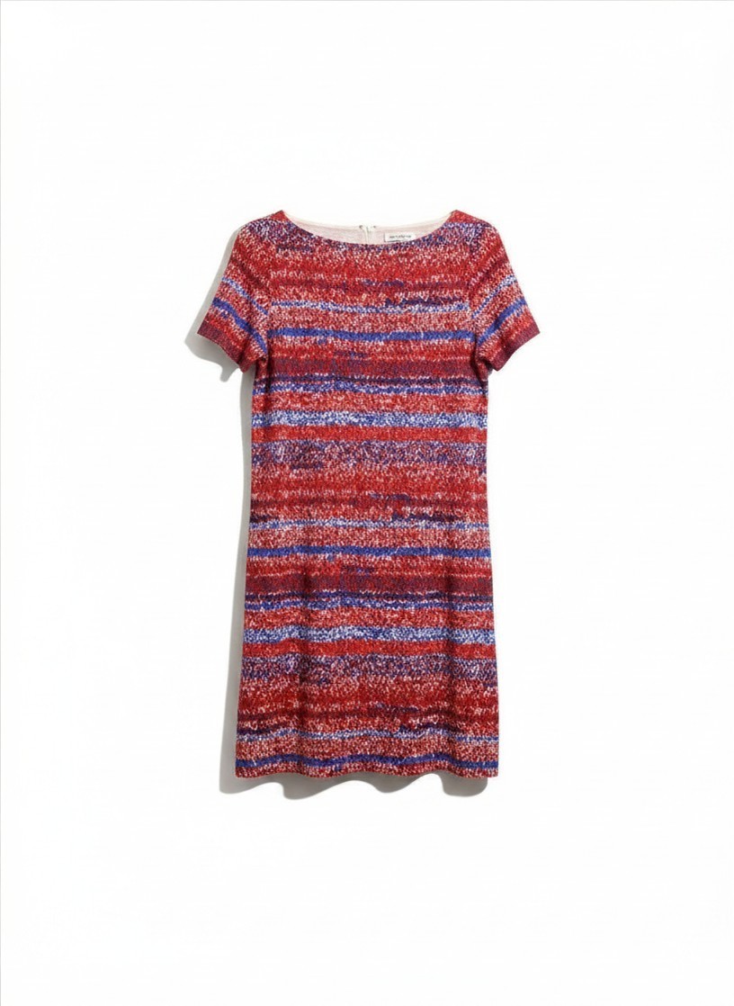 Tory Burch Red Mini Dress Elegant Chic Sleeveless Designer Cocktail Dress