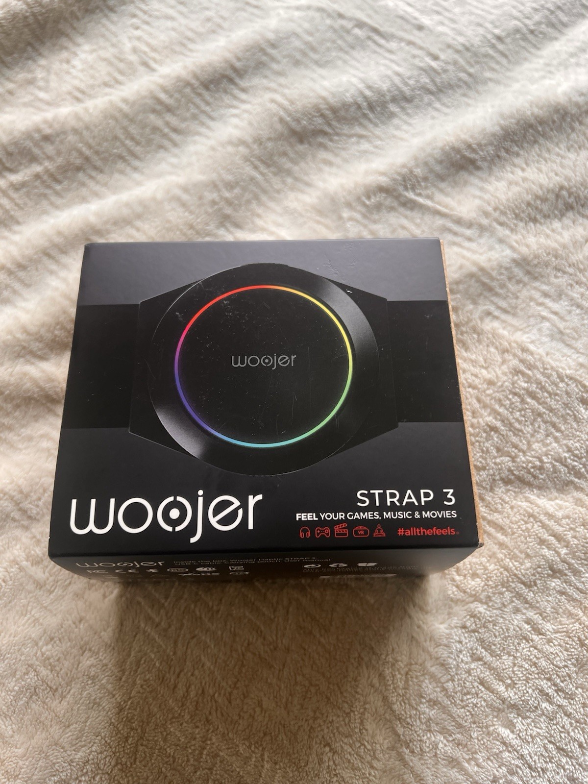 Woojer Strap 3 Haptic Wearable Audio & Gaming Accessory with Box