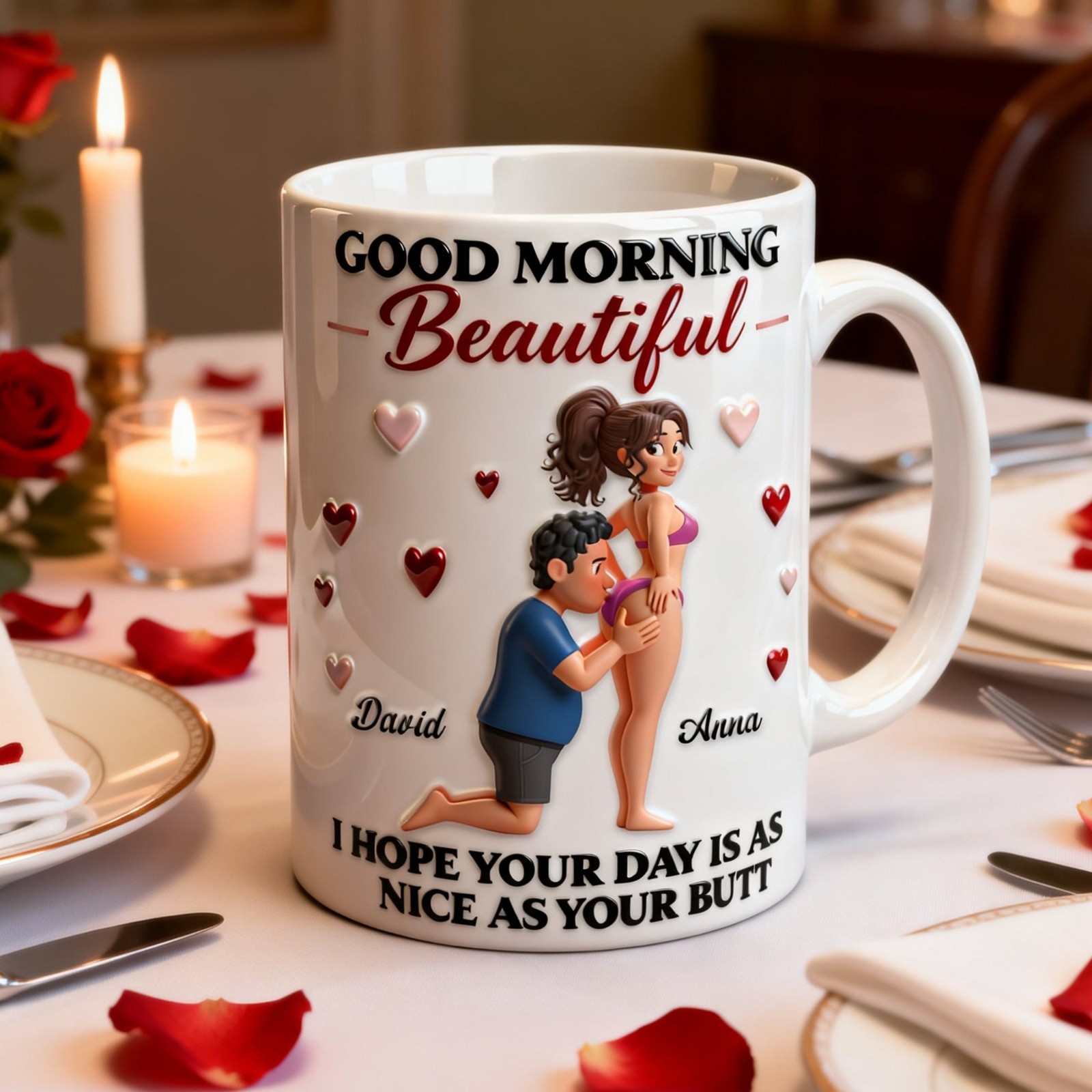 Personalized Naughty Couple Coffee Mug -  Gifts For Funny Couple
