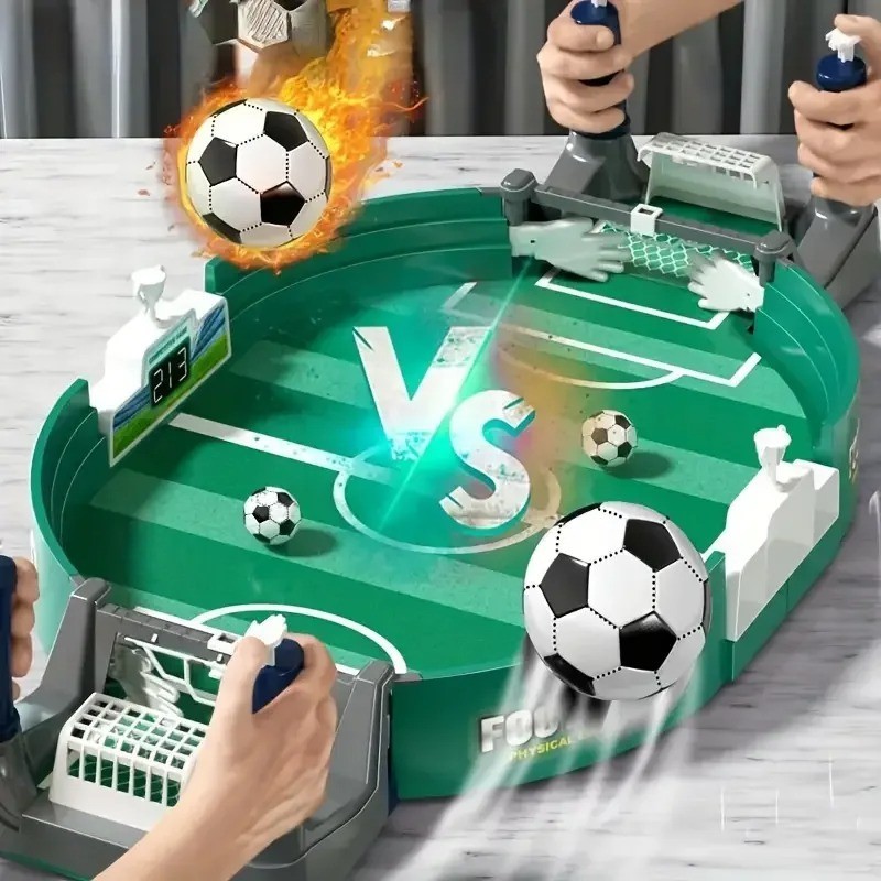 Tabletop Football Game 2 Player Soccer Board Game Family Interactive Kids Toy