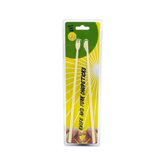 Knife and Fork Novelty Plastic Chopsticks - Fun Kitchen Gadget