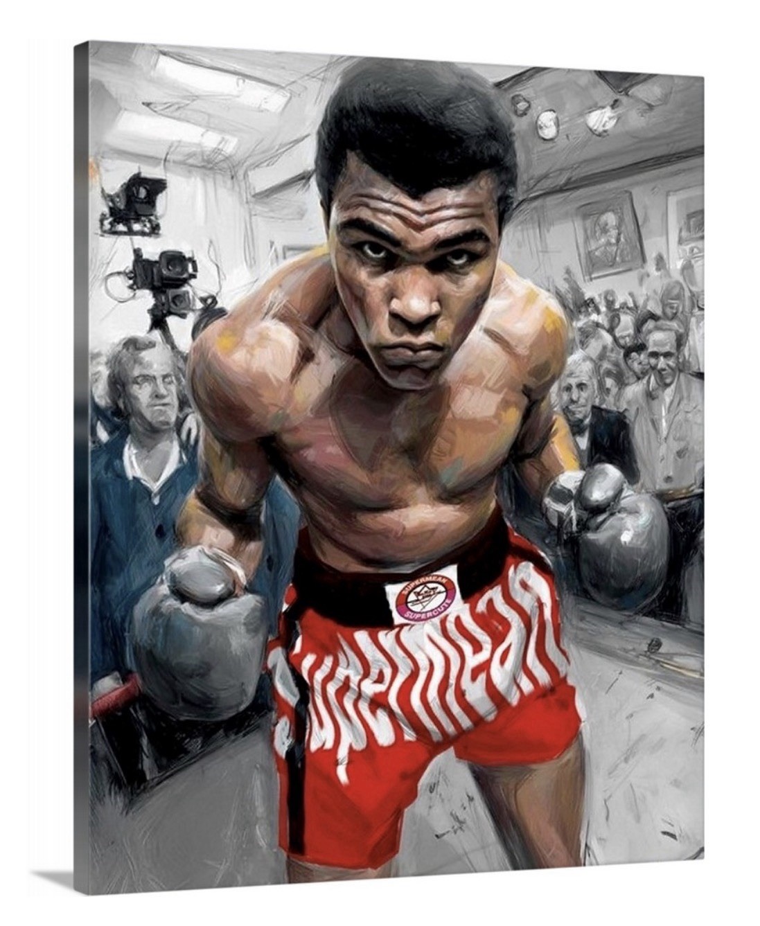 Muhammad Ali Canvas 16X20 Boxing Wall Art Modern Decor Gym Goat Champ