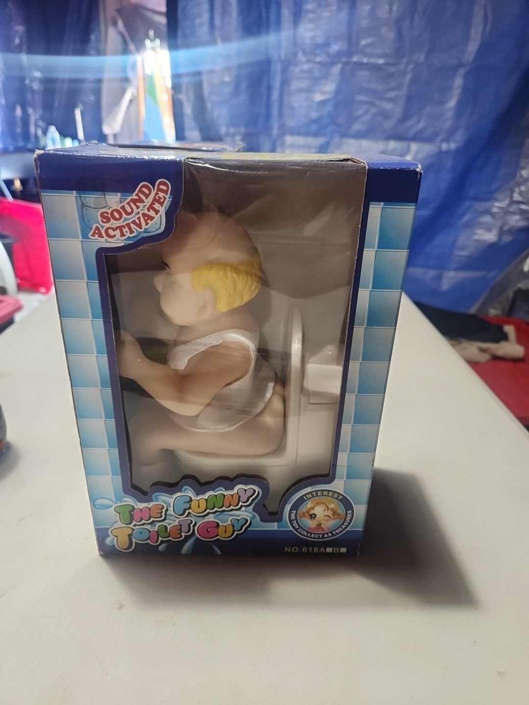 The Funny Toilet Guy Bathroom Accessory Gag Gift Novelty Item - NOS