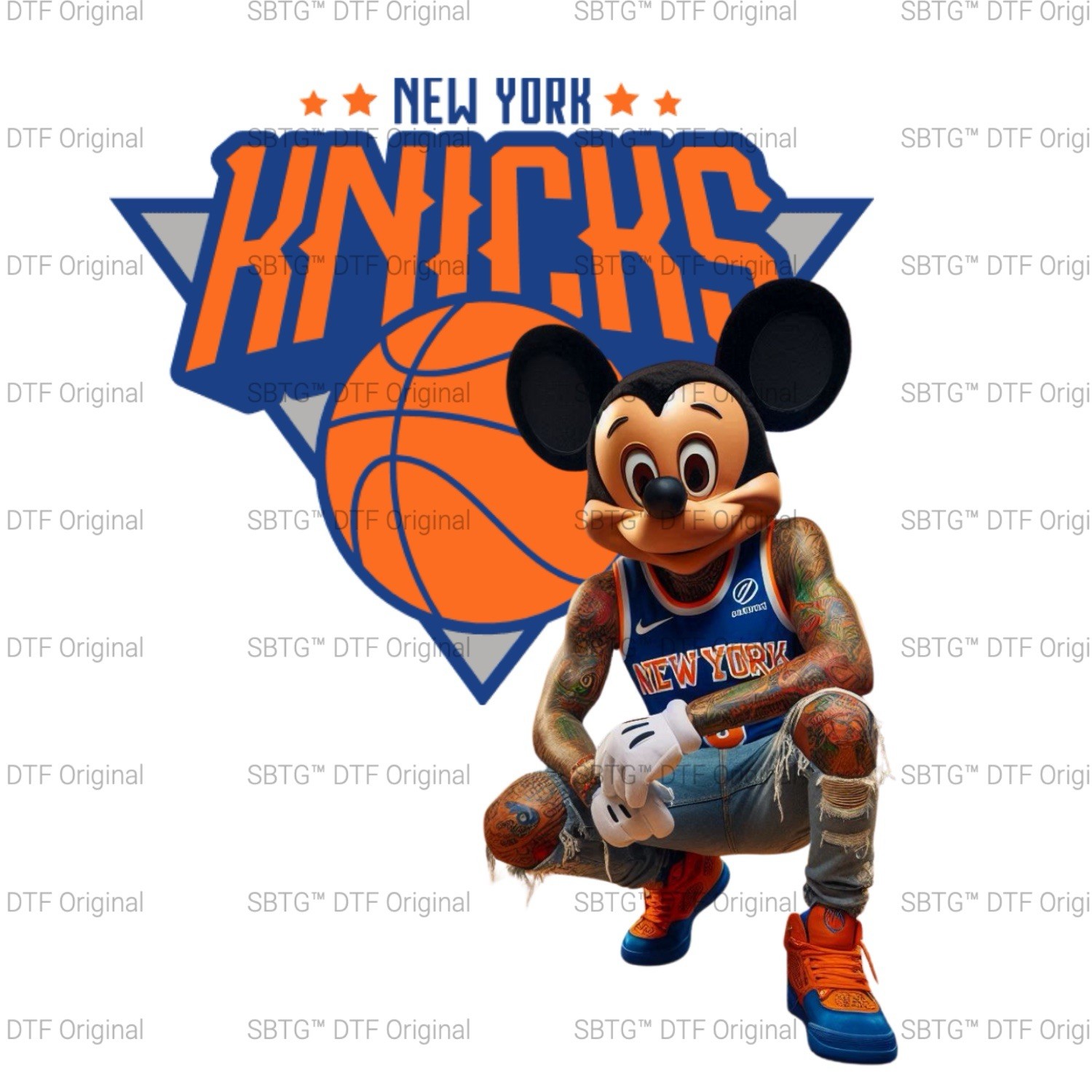 Custom Streetwear - Cartoon Character T-Shirt - Urban Art Graphic-Knicks-Inspire