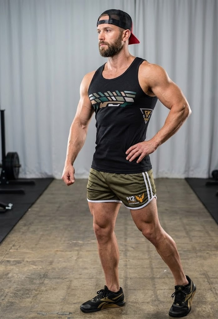 Friction King 212 "Angular Fracture" Tactical Ribbed Tank Top Streetwear Men's