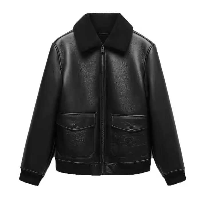 Best Design High Quality Leather Jacket At Reasonable Price Casual Style