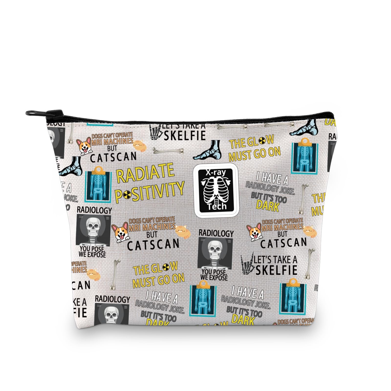 Radiology Tech Cosmetic Bag XRay Gift Future Doctor RADIOLOGY YOU POSE
