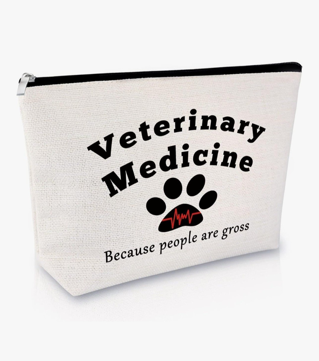 Veterinary Medicine Makeup Bag | Vet Tech Gift | Zipper Pouch