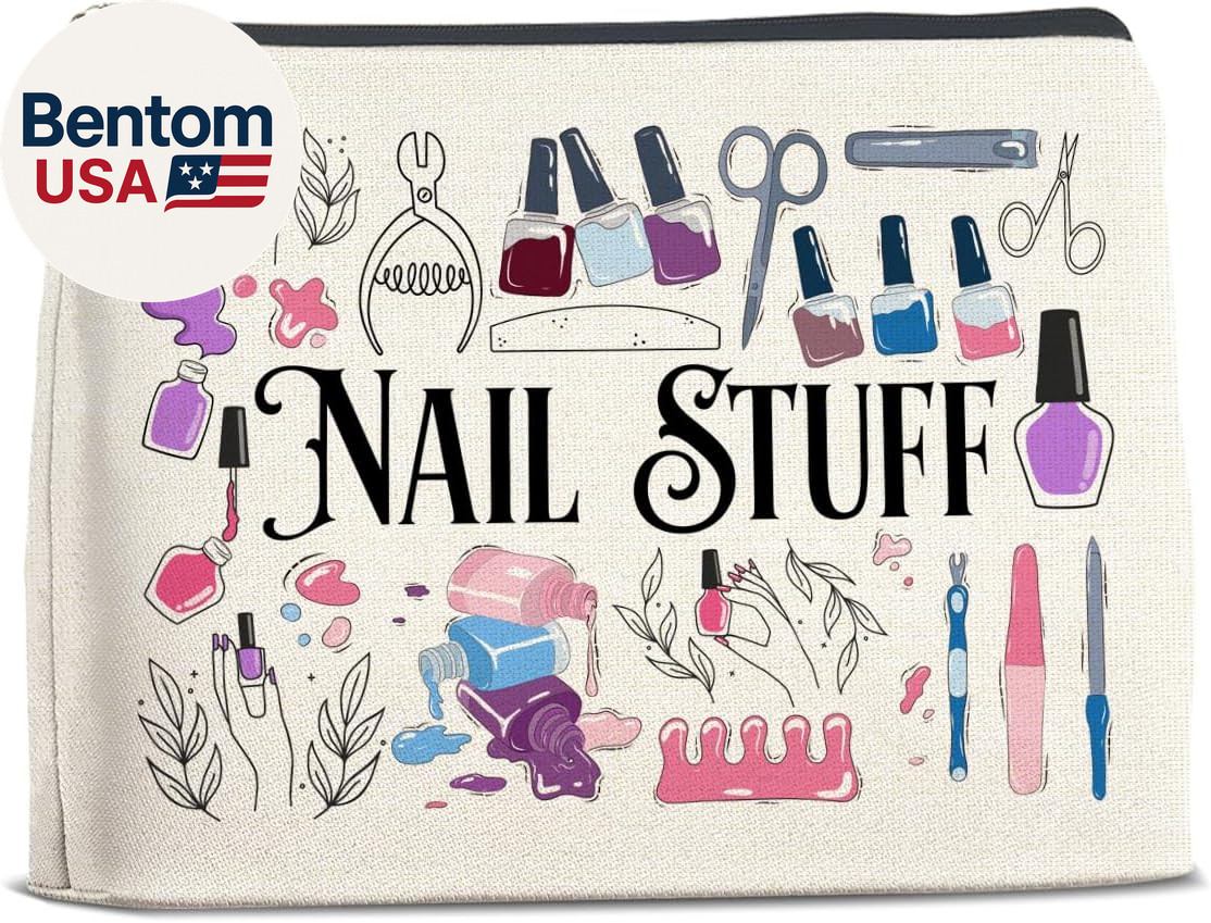 Nail Tech Makeup Bag Gifts for Women Nail Technician Artist Manicurist Cosmetic 