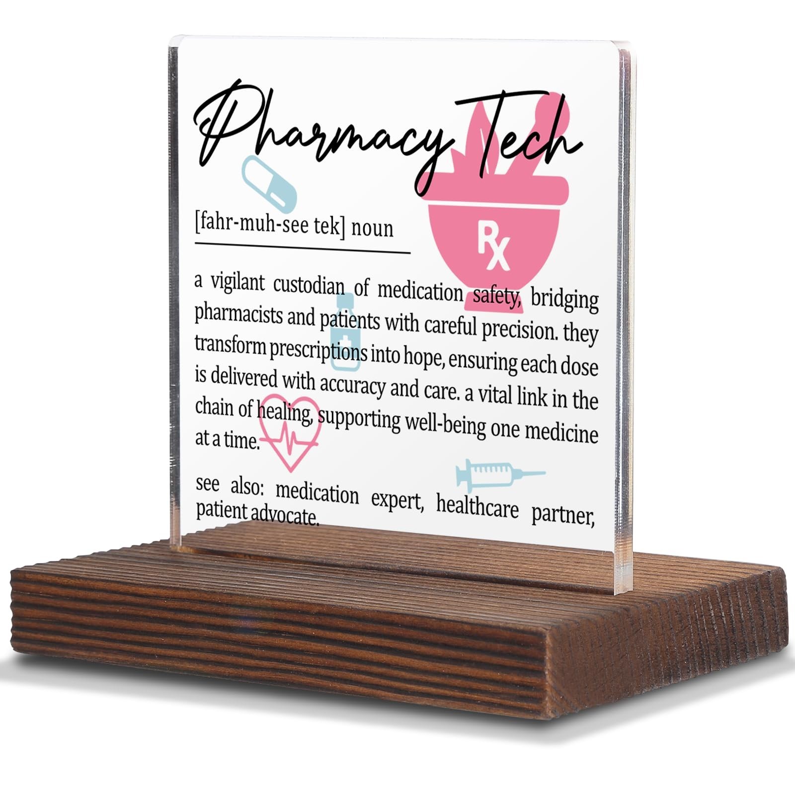 Pharmacy Tech Gifts, Thank You Appreciation Gifts for Pharmacy Technician Wee...