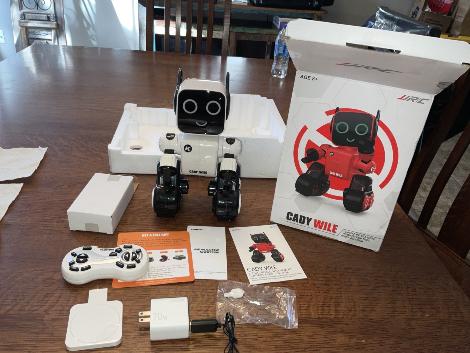 Cady Wile Robot Toy for Kids 5-12 Intelligent Interactive Remote Control 2.4 Ghz
