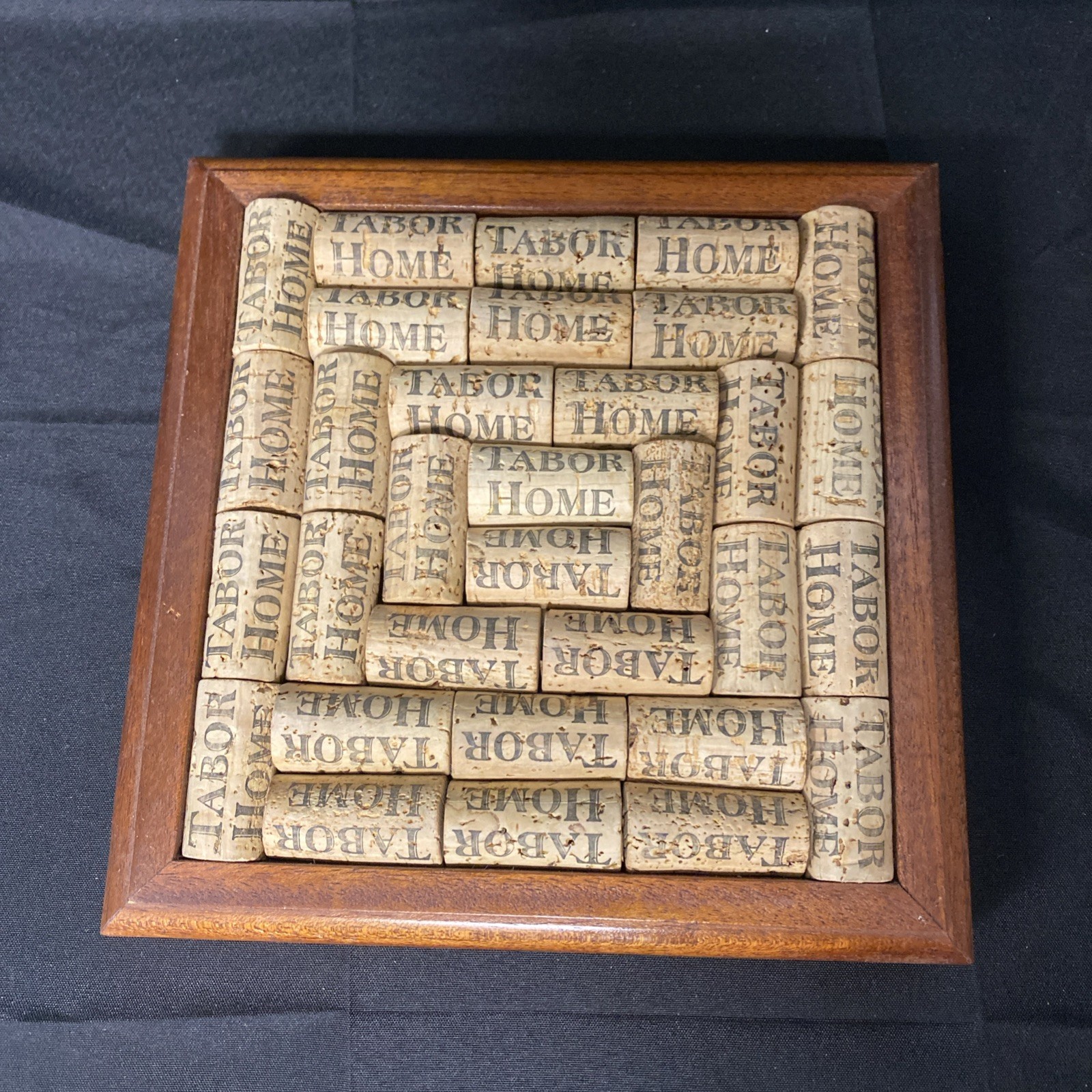 Handmade Wine Cork Wall Art / Trivet 8.75x8.75”
