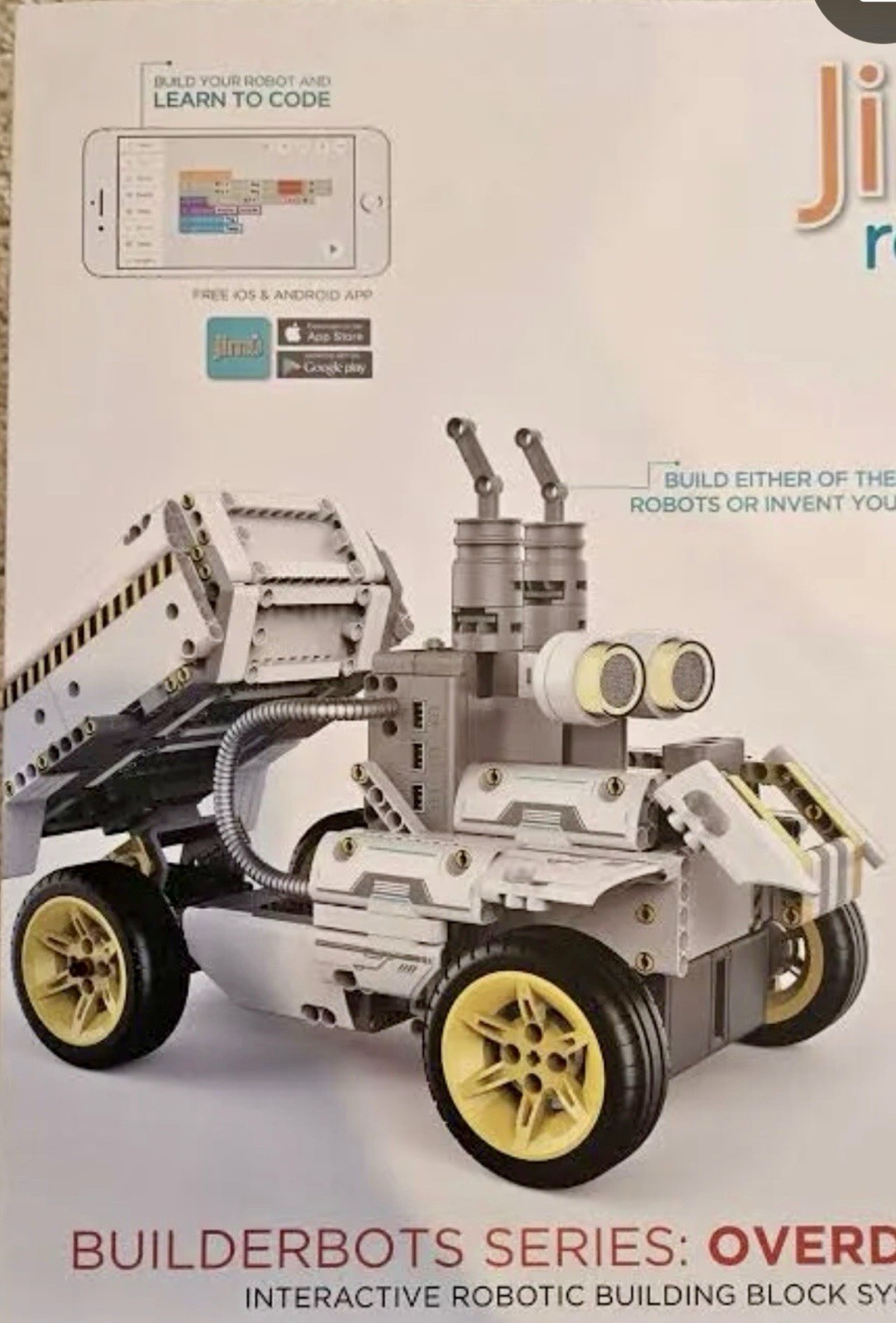 Ubtech JRA0203 Jimu Robot Builderbots Series Overdrive Kit - NEW