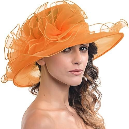 Women's Kentucky Derby Church Dress Hat for Women Bridal Tea Party Wedding