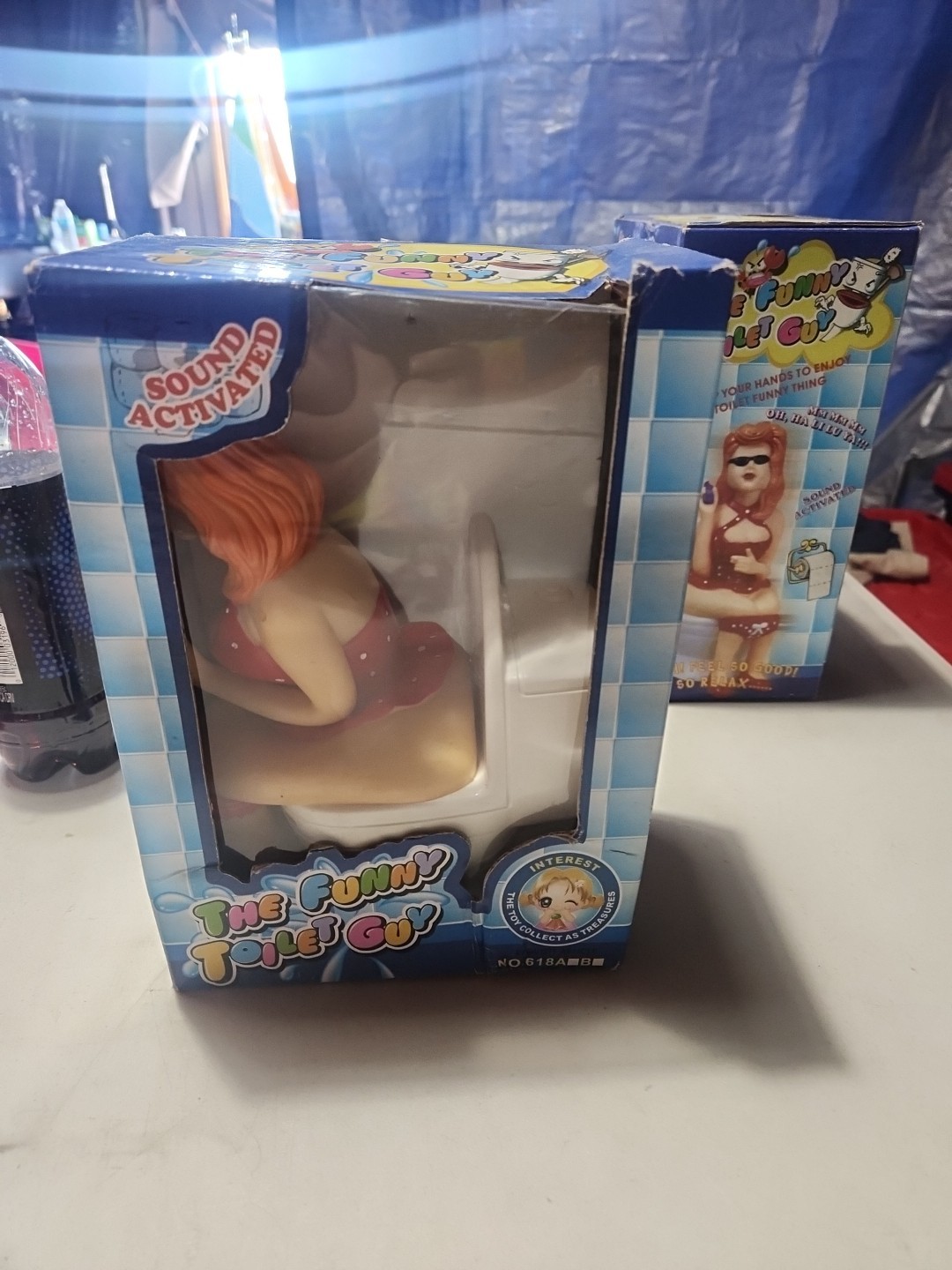 The Funny Toilet Guy Bathroom Accessory Gag Gift Novelty Item - NOS